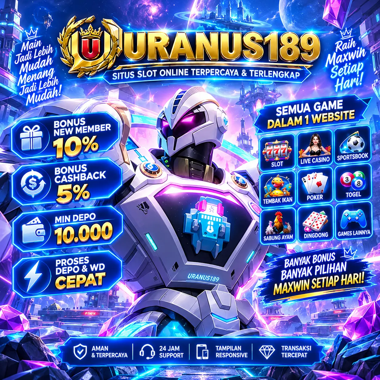 URANUS189 Promo Banner